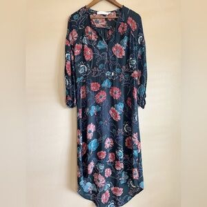 ASTR The Label Floral Florence Midi Dress